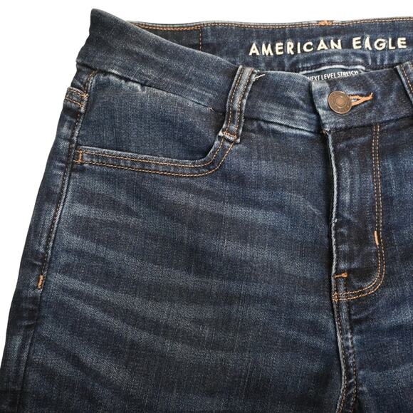 American Eagle Womens 2 Long Next Level Stretch Curvy High Rise Jegging - Picture 6 of 11